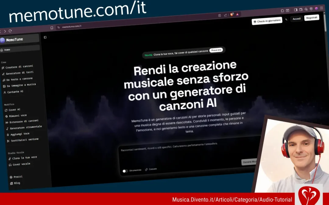 MemoTune: come creare canzoni con l’intelligenza artificiale partendo da ricordi, idee e testi.